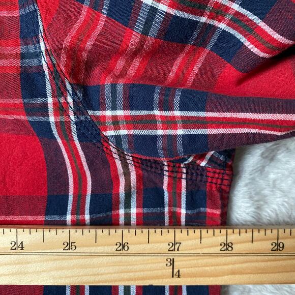 C.E. Schmidt Work Wear Heavyweight Shirt Men XLT Red Plaid Outdoor Button Down - Picture 5 of 7